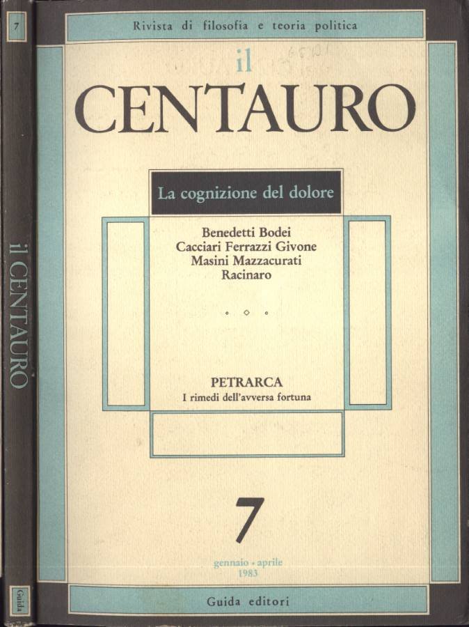 Il Centauro n. 7 gennaio - aprile 1983