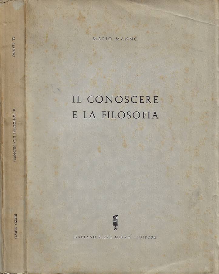 Il conoscere e la filosofia
