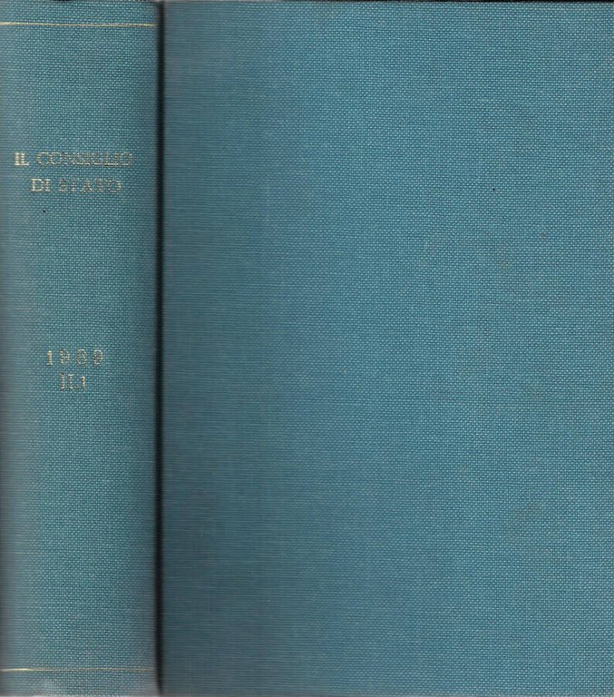 Il consiglio di Stato Anno XL  1989 | Immagine Gallery 2