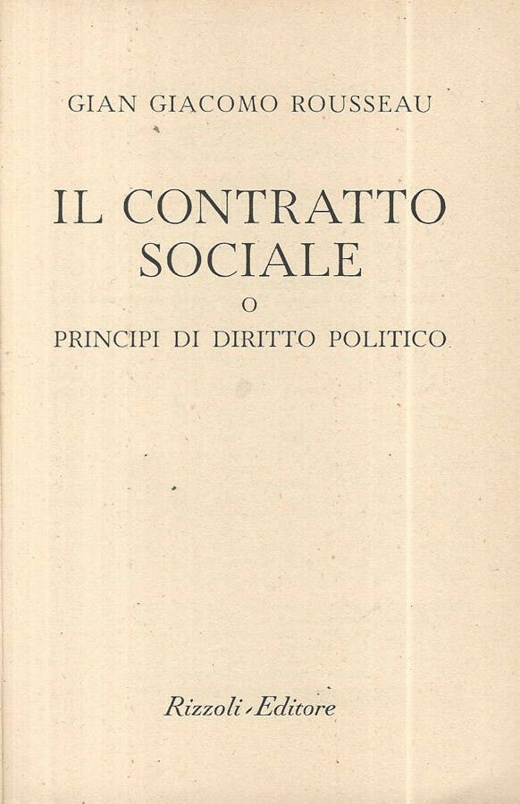 Il Contratto Sociale