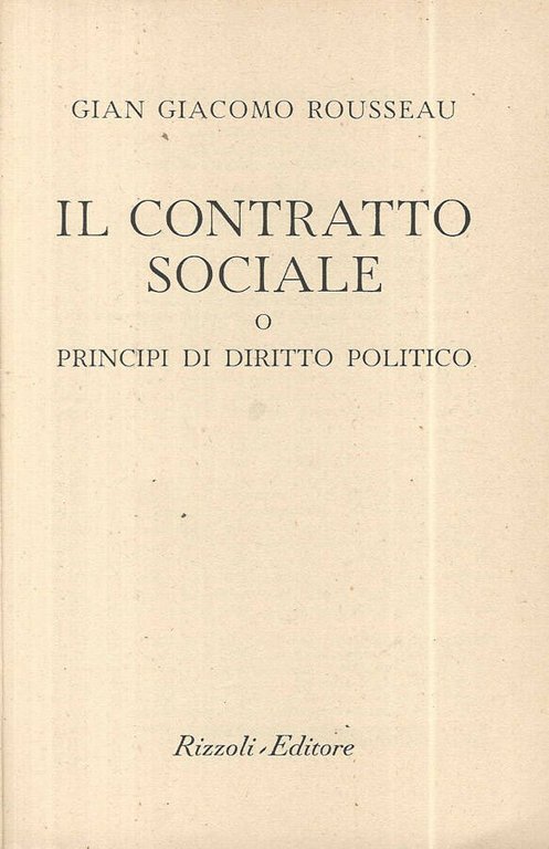 Il Contratto Sociale