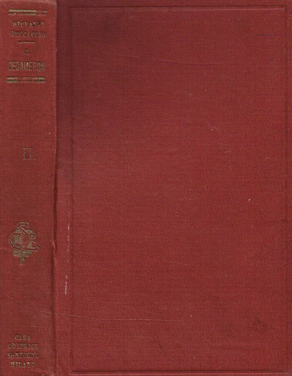 IL DECAMERON VOL.II