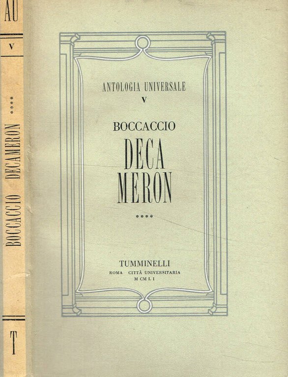 Il Decameron. Vol.V