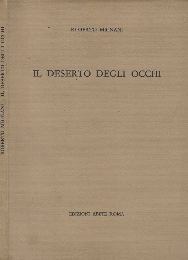 Il deserto degli occhi | Immagine principale