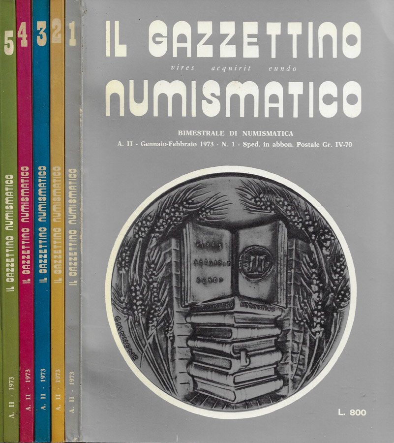Il Gazzettino Numismatico. Bimestrale di Numismatica. Anno II - 1972 … | Immagine principale