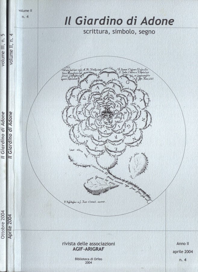 Il Giardino di Adone Anno 2004 nn. 4 - 5 | Immagine principale