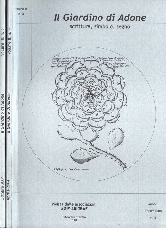 Il Giardino di Adone Anno 2004 nn. 4 - 5