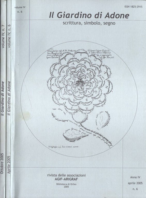 Il Giardino di Adone Anno 2005 nn. 6 - 7 | Immagine Gallery 2