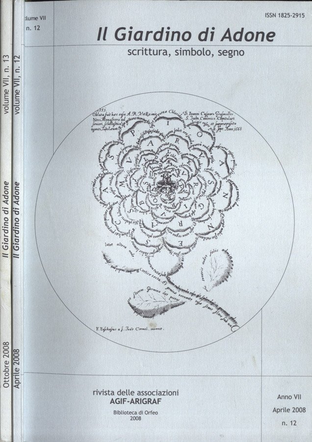 Il Giardino di Adone Anno 2008 nn. 12 - 13 | Immagine principale