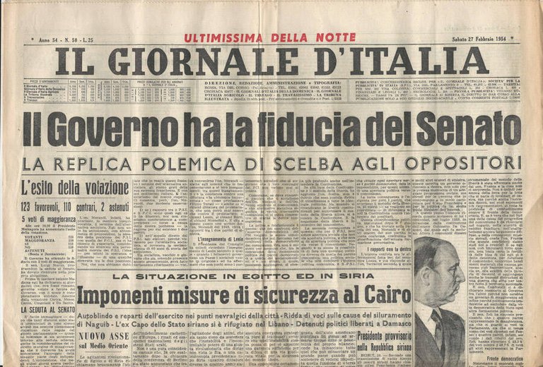 Il giornale d'Italia Anno 54-n° 50