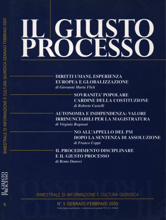 Il giusto processo