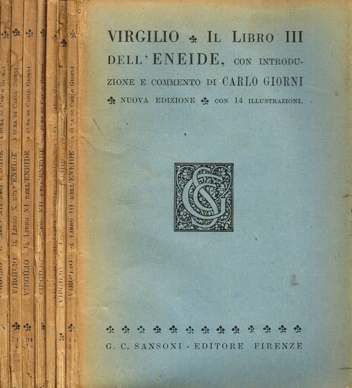 Il libro dell'Eneide vol.I, III, IV, V, VII, X, XI, … | Immagine Gallery 2