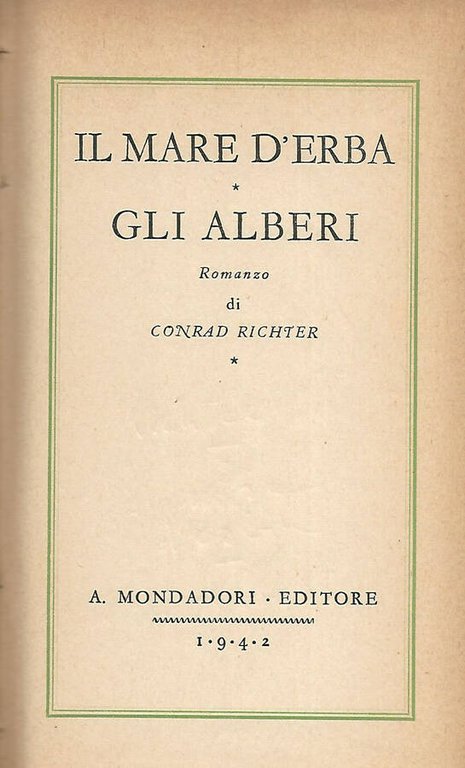 Il mare d'erba- Gli alberi