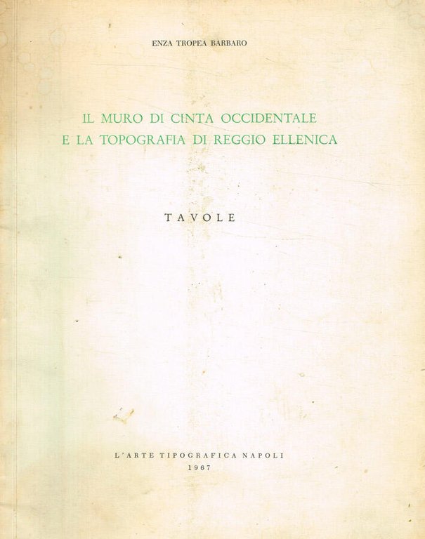 Il Muro Di Cinta Occidentale E La Topografia Di Reggio …