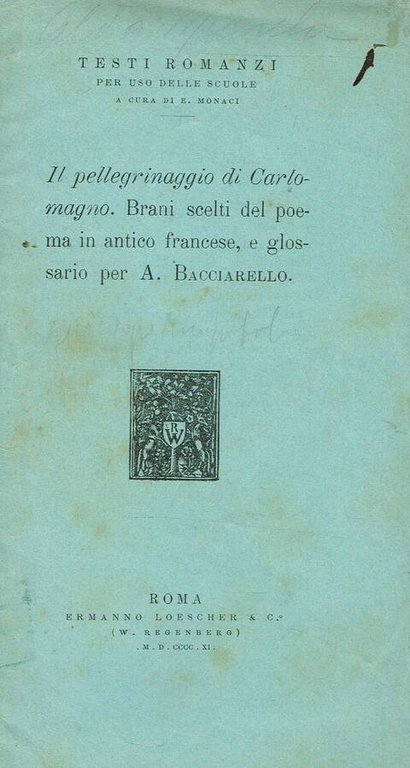IL PELLEGRINAGGIO DI CARLOMAGNO