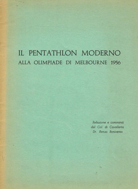 Il pentathlon moderno alle olimpiade di Melbourne 1956