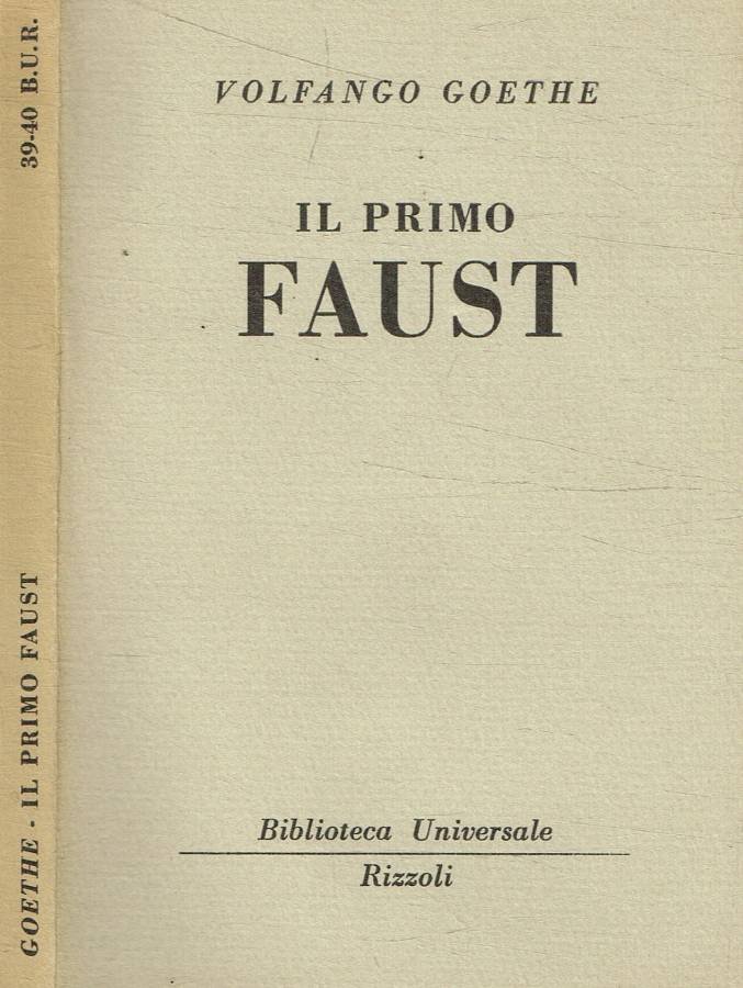 Il primo Faust