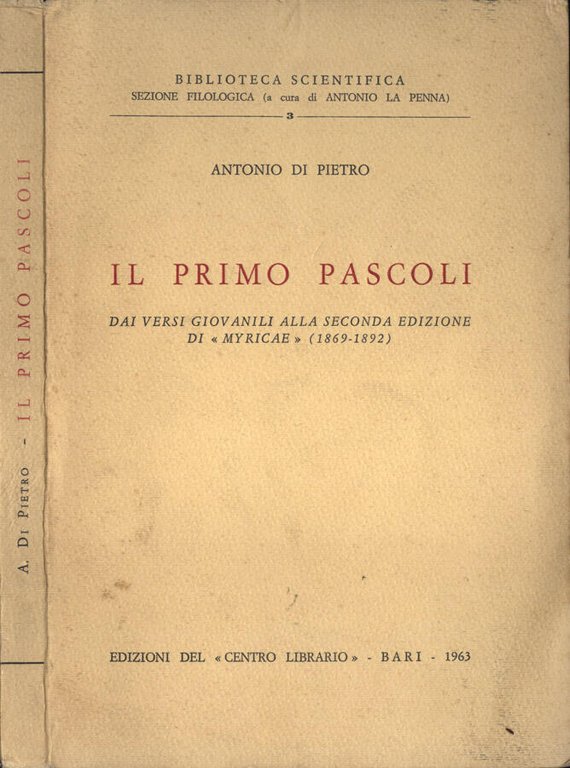 Il primo Pascoli
