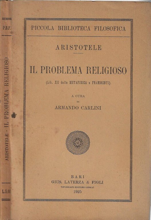 Il problema religioso