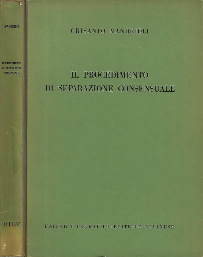 Il procedimento di separazione consensuale