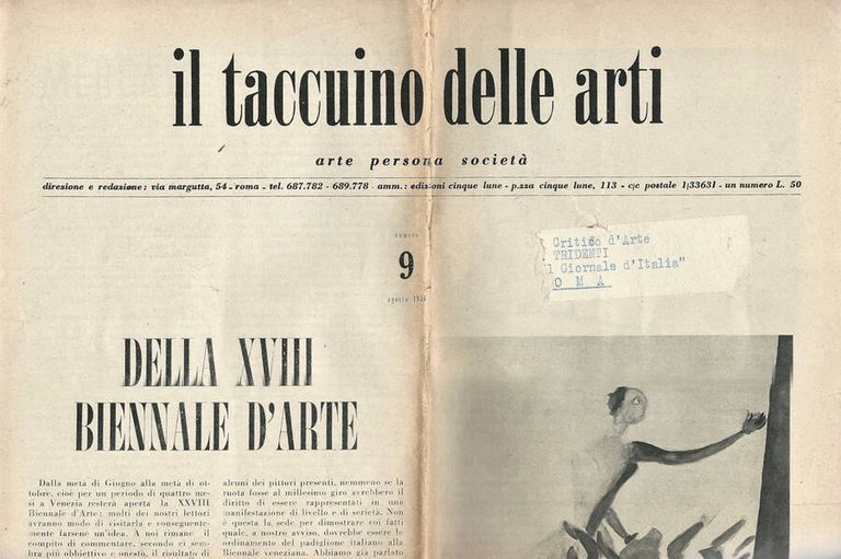 Il Taccuino delle Arti n. 6 | Immagine Gallery 2