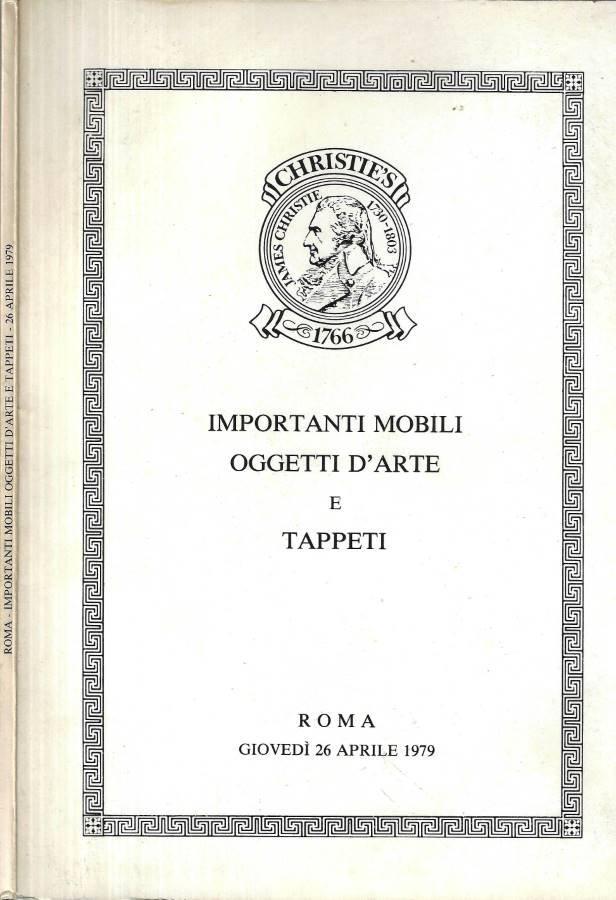 Importanti mobili, oggetti d' arte e tappeti | Immagine principale
