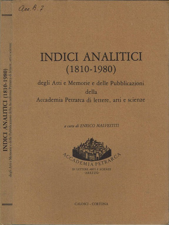Indici Analitici (1810-1980) | Immagine Gallery 2