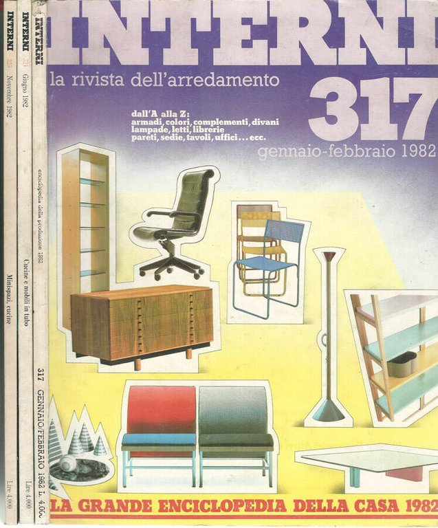 Interni anno 1982 n. 317, 321, 325