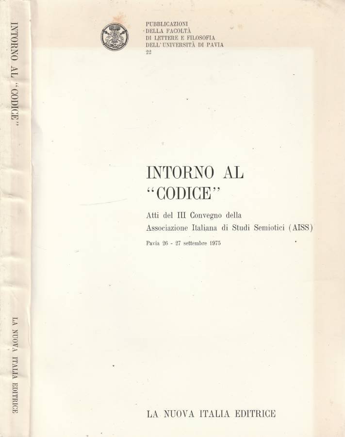 Intorno al "codice"