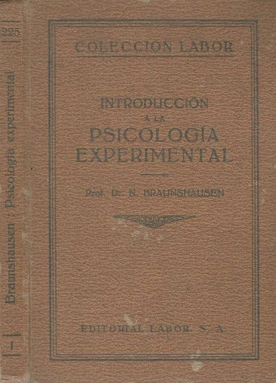 INTRODUCCION A LA PSICOLOGIA EXPERIMENTAL