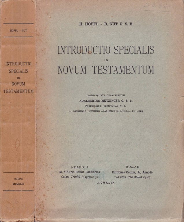 Introductio specialis in NovumTestamentum