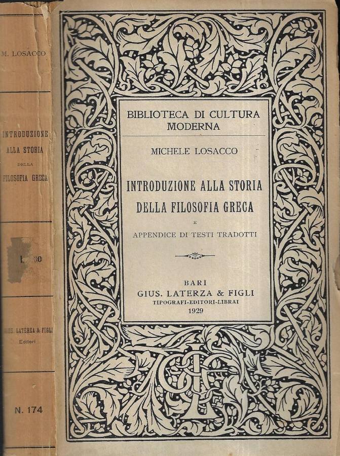 Introduzione alla storia della filosofia greca