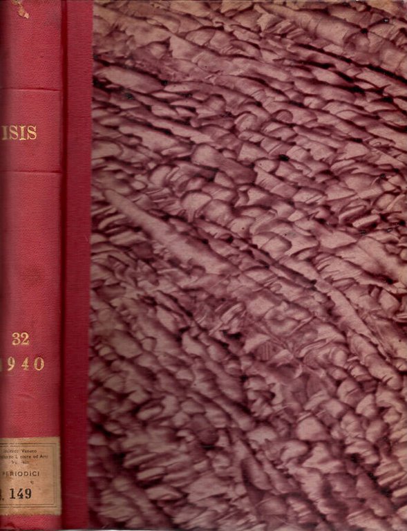 ISIS Volume XXXII 1940