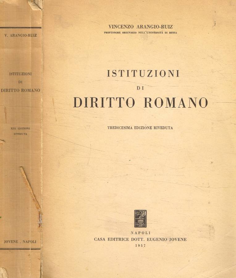 Istituzioni di diritto romano | Immagine principale
