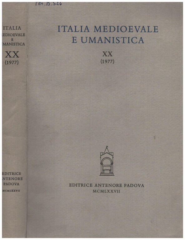 Italia mediovale e umanistica XX | Immagine Gallery 2