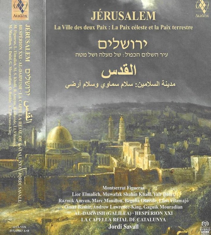 Jèrusalem. La Ville des deux Paix: La Paix céleste et la Paix terrestre+2 CD