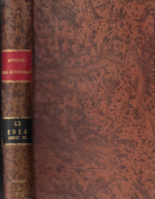Journal des économistes 73° annèe 1914 (secondo semestre)