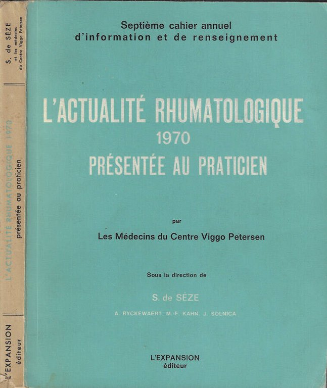 L'actualité rhumatologique 1970 présentée au praticien | Immagine Gallery 2