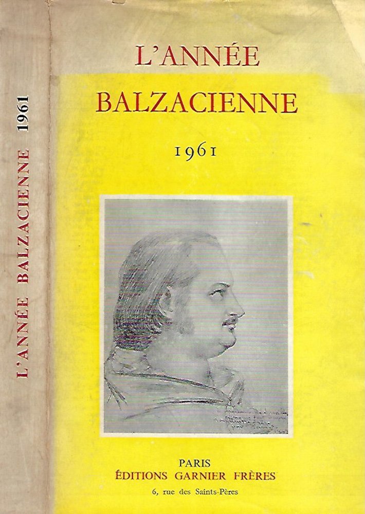 L'anne Balzacienne 1961