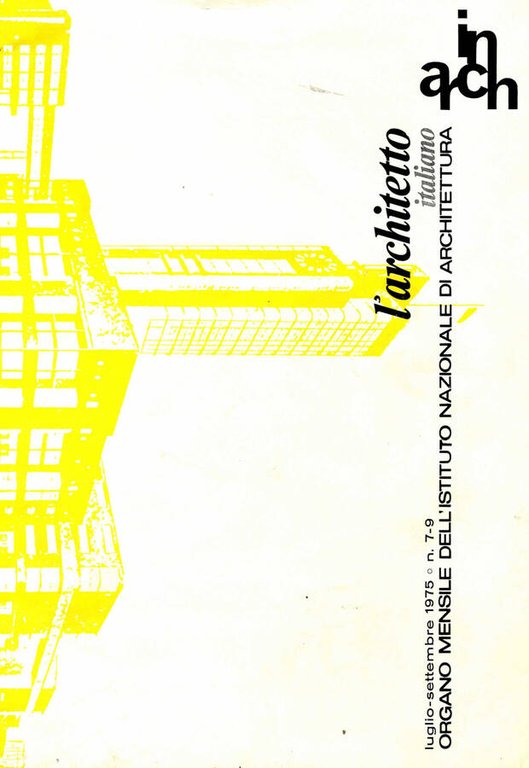 L'ARCHITETTO ITALIANO N.7-9 1975