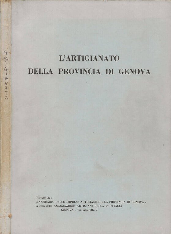 L'artigianato della provincia di Genova