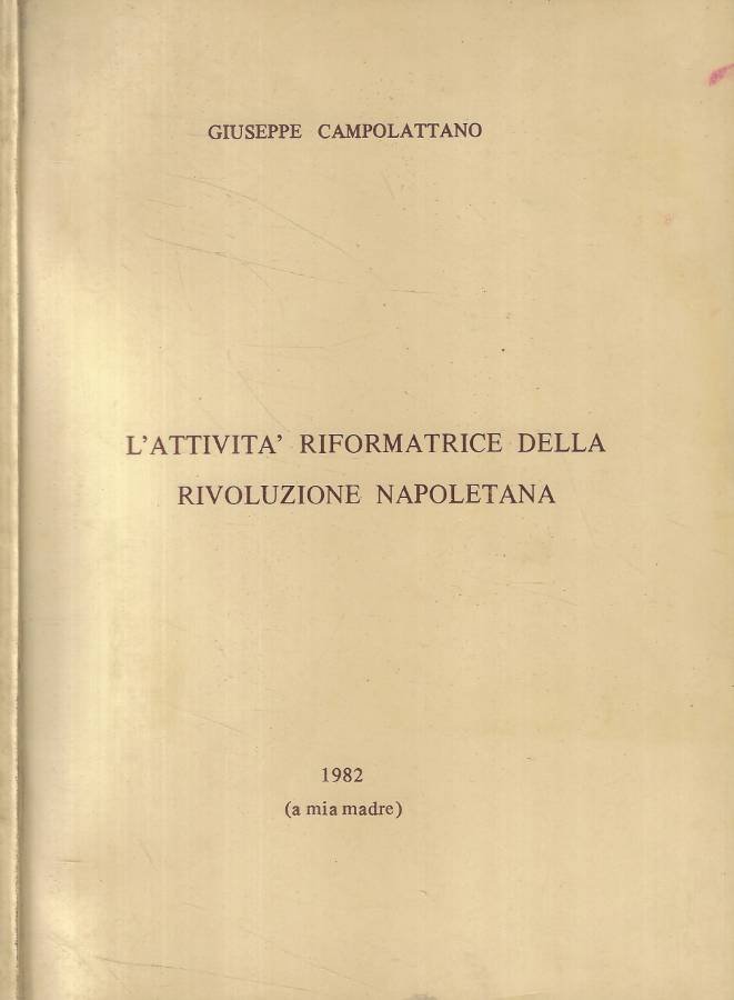 L'attività riformatrice della Rivoluzione Napoletana | Immagine principale