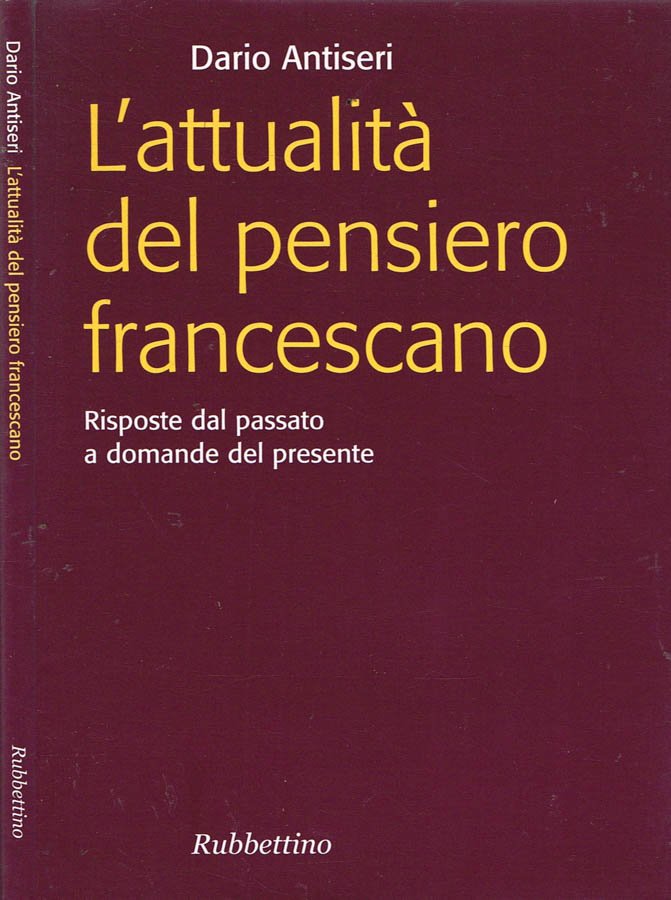 L'attualità del pensiero francescano