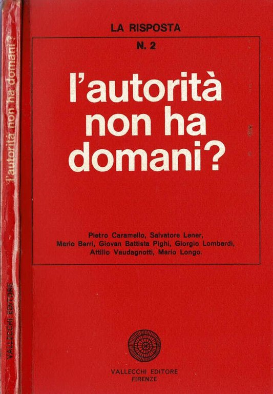L'autorità non ha domani ? | Immagine Gallery 2