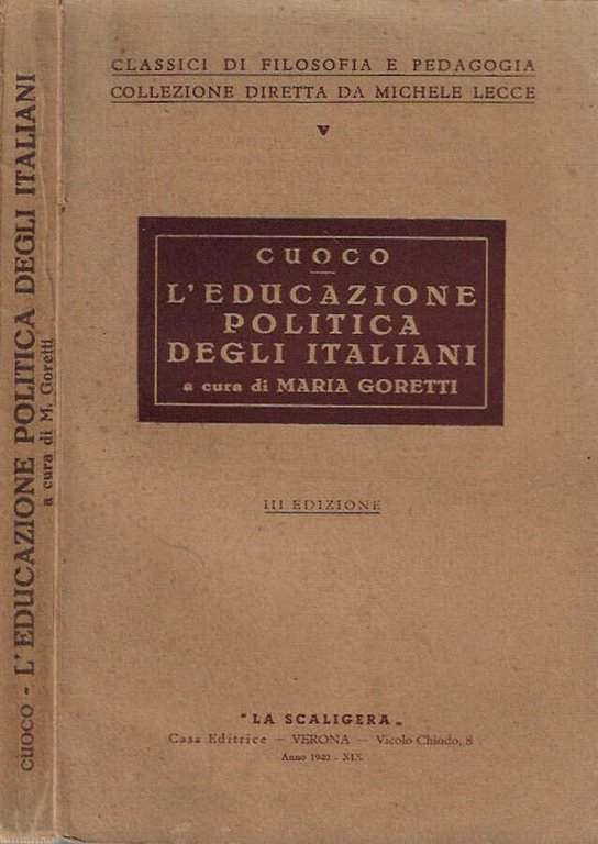 L'educazione politica degli Italiani