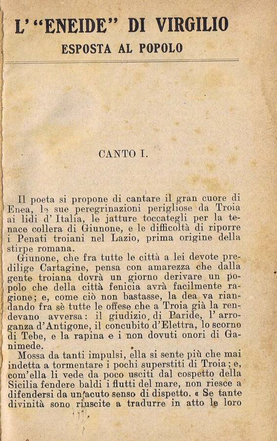 L' "Eneide" di Virgilio | Immagine principale