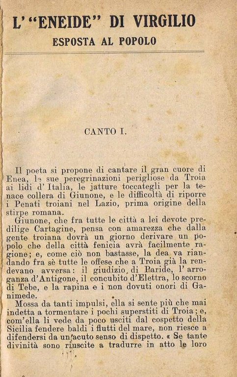 L' "Eneide" di Virgilio