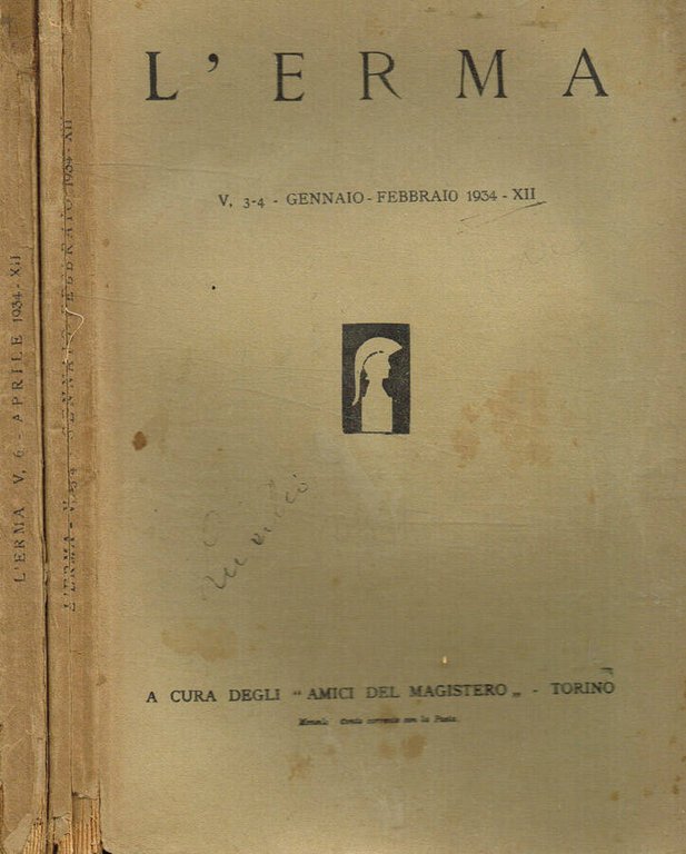 L'erma. Mensile v.3/4, 6. 1934