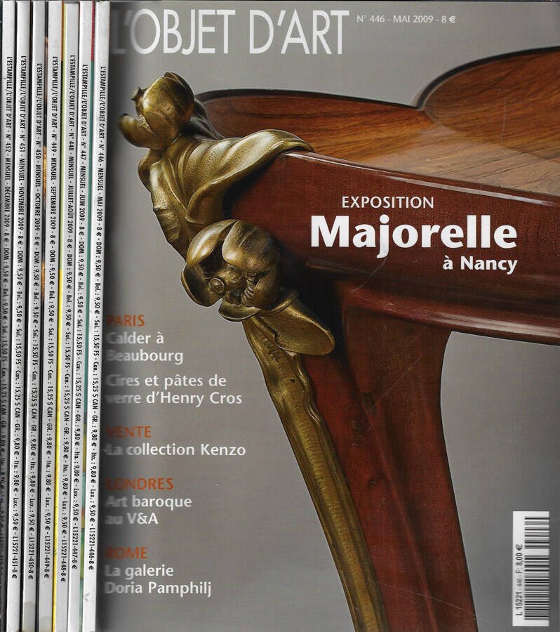 L'Estampille / L'Objet D'Art Anno 2009 N° 446, 447, 448, …