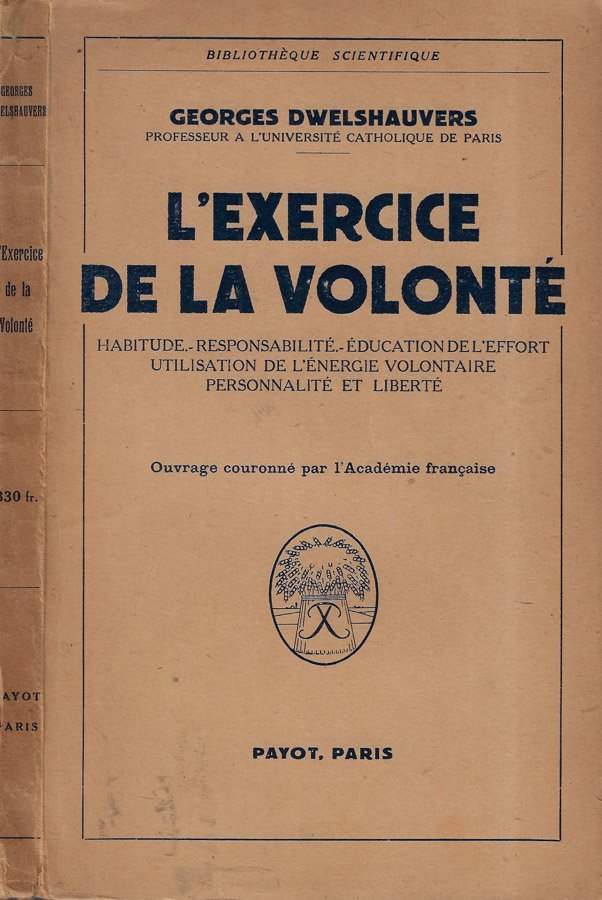 L'exercice de la volonte